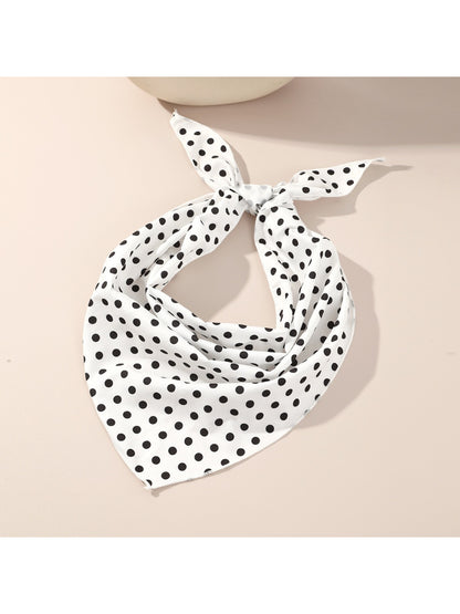 Scarvii Polka Dot Triangle Scarf