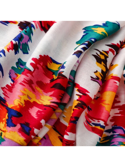 Scarvii - Modern Brush Pattern Scarf