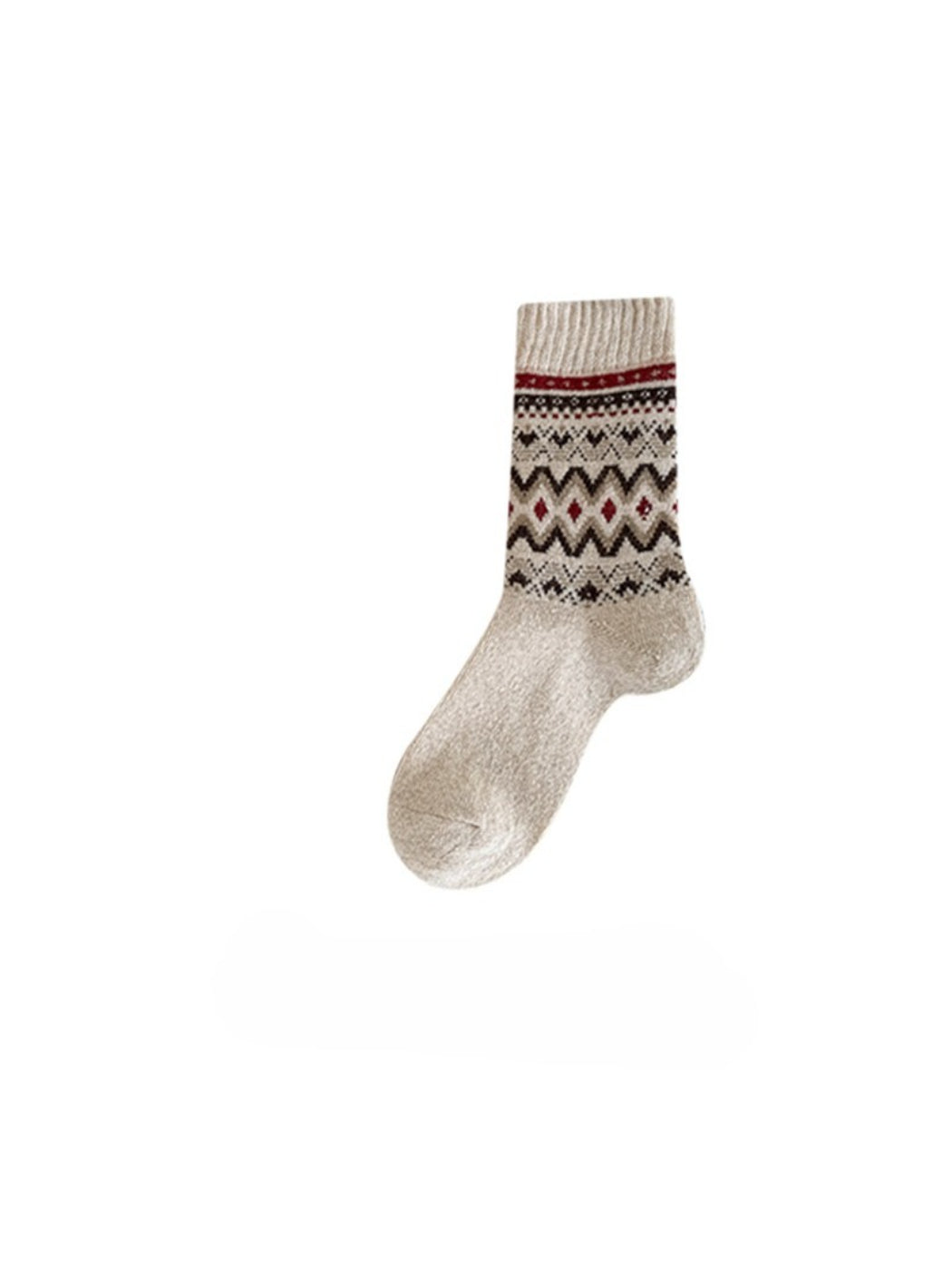 Rufia Nordic Fair Isle Pattern Crew Socks product image 6