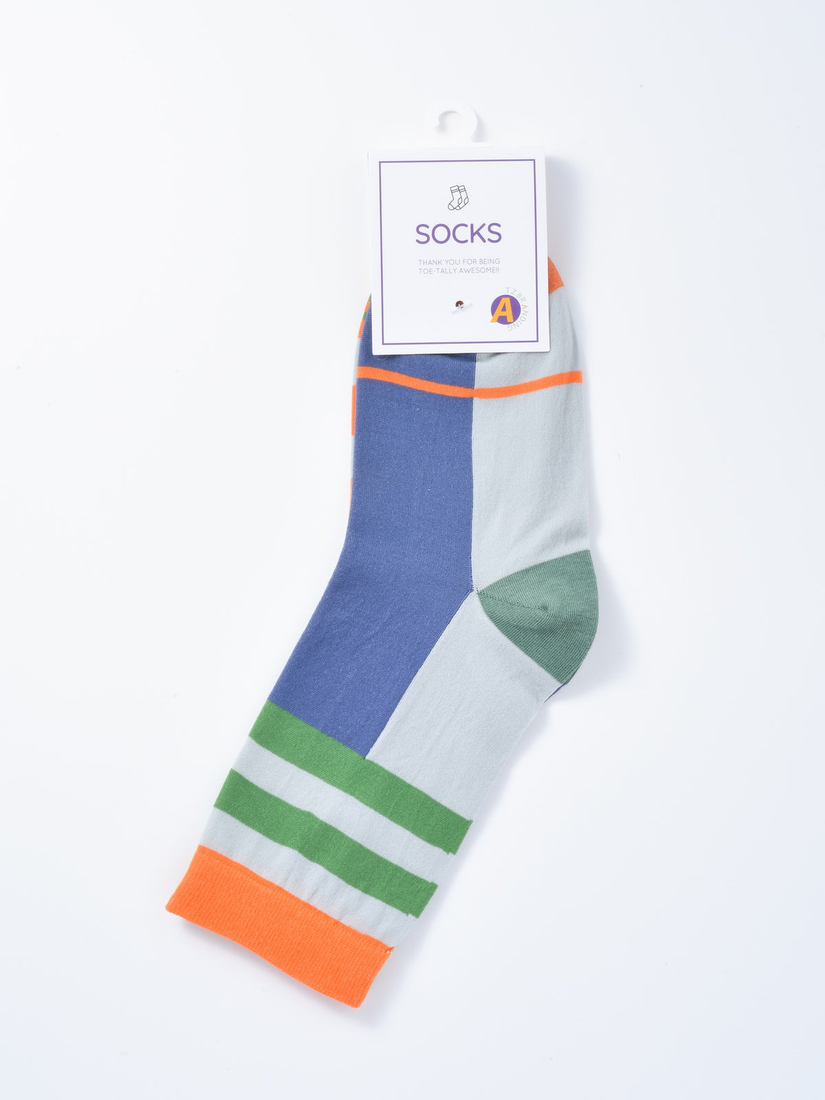 Rufia - Asymmetric Striped Socks