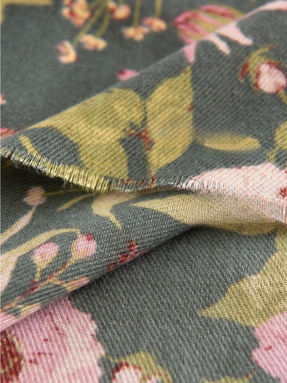 Scarvii - Winter Floral Print Scarf & Shawl