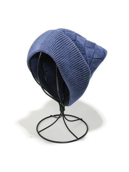 Haila Diamond Pattern Knit Beanie