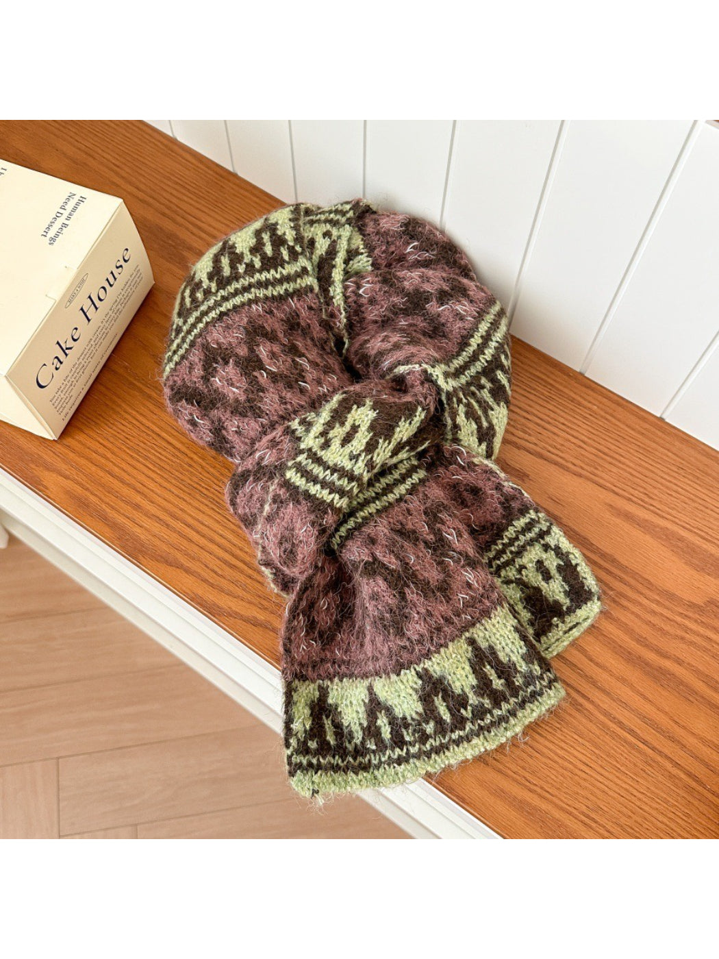 Scarvii – Vintage Fair Isle Knit Scarf