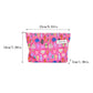 Cosbai pink shell makeup pouch standing upright highlighting its shell-inspired design