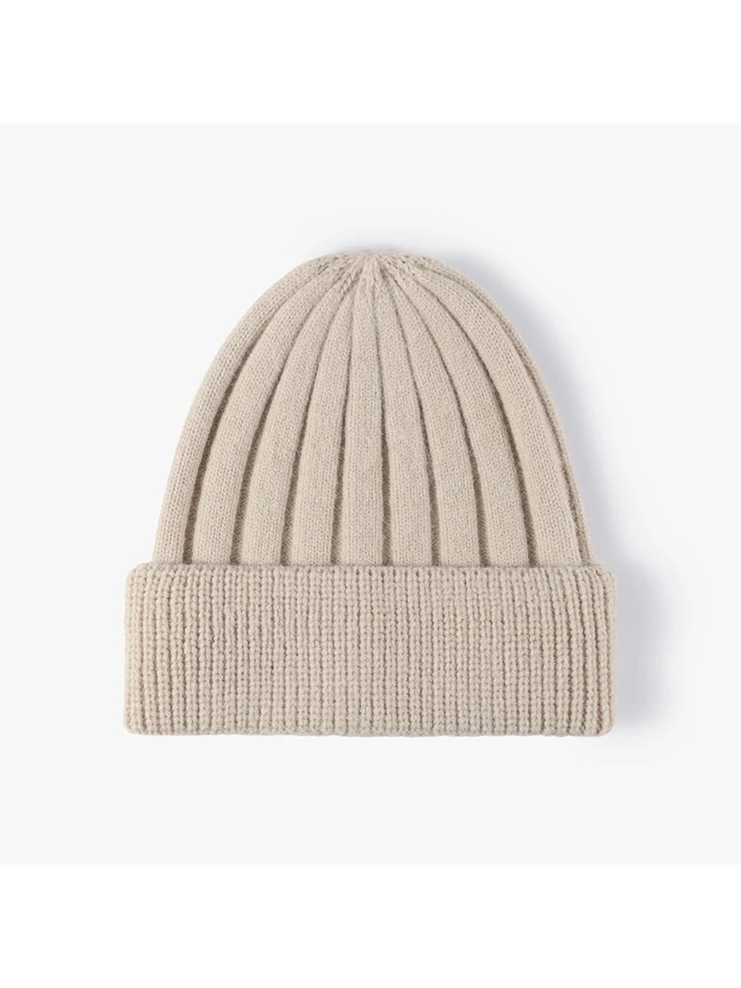 Haila - Wide Rib Cuffed Knit Beanie