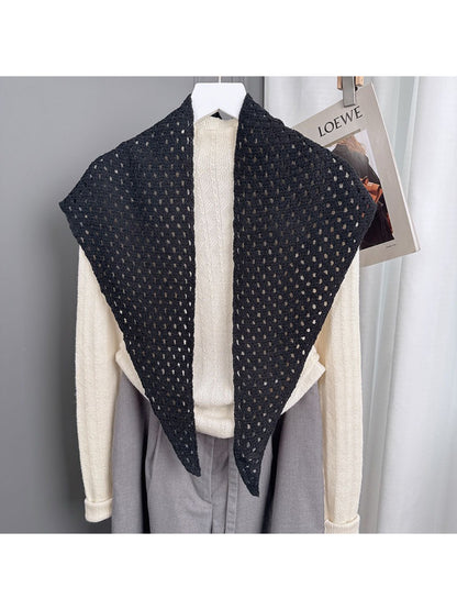 Scarvii - Open Knit Lightweight Tie Scarf