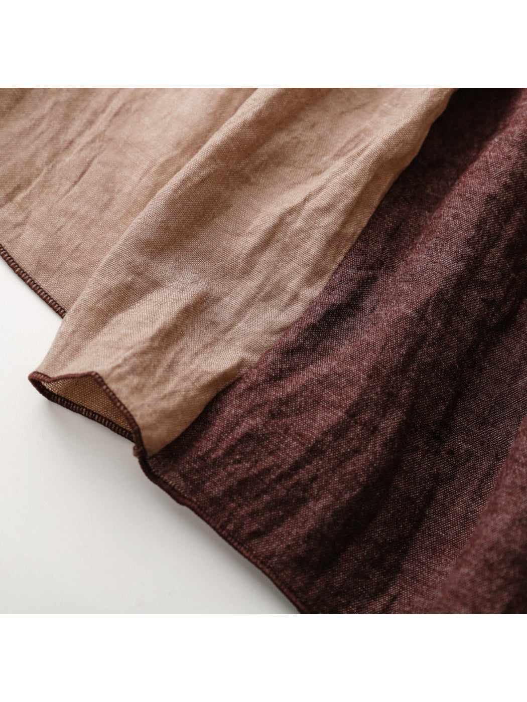 Scarvii - Contrast Panel Soft Drape Everyday Scarf