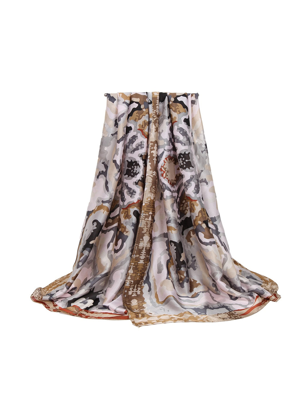Scarvii - Fashion Watercolor Abstract Motif Scarf