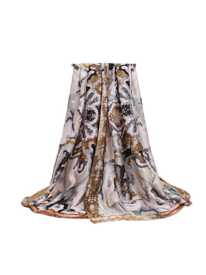 Scarvii - Fashion Watercolor Abstract Motif Scarf