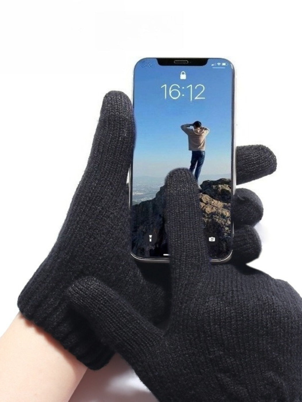 Gloving - Double-Layer Touchscreen Knitted Gloves