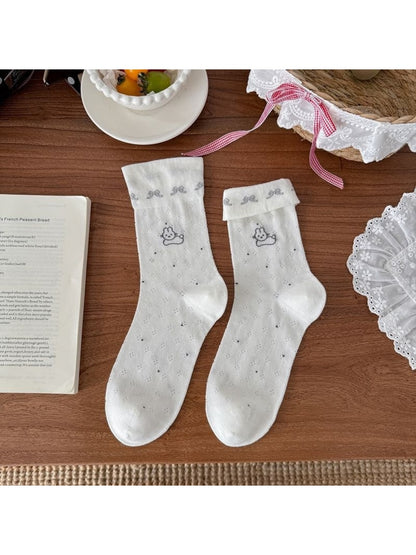 Rufia - Cute Animal Motif Women's Crew Socks