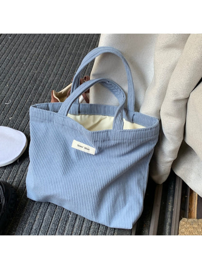 Cosbai - Open-Top Double Strap Hand-Carry Bag