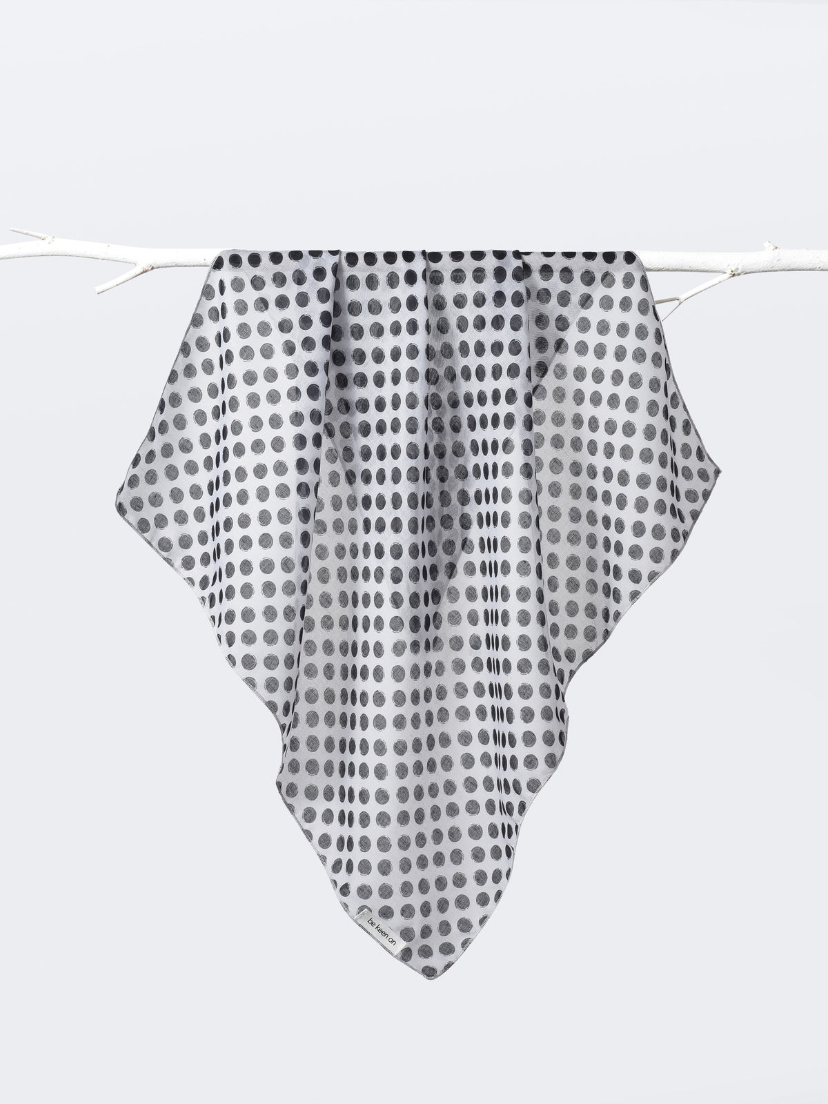 Scarvii - Lightweight Polka Dot Square Scarf