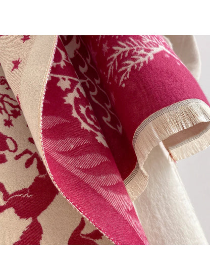 Scarvii - Woven Fringe Pattern Scarf