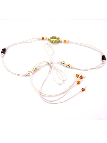 Beco - Single Loop Beaded Dress Decorative Belt