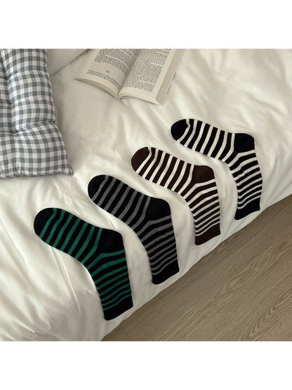 Rufia - Classic Bold Stripe Crew Socks