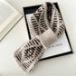 Scarvii - Two-Tone Knitted Scarf with Slip-Through Design