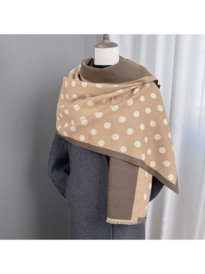 Scarvii - Soft Reversible Polka Dot Scarf