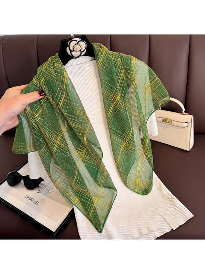Scarvii - Lightweight Metallic Line Scarf