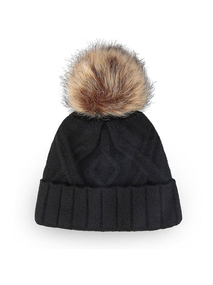 Haila - Minimalist Ribbed Cuff High Crown Knit Beanie