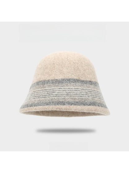 Haila – Color Block Stripe Bucket Hat