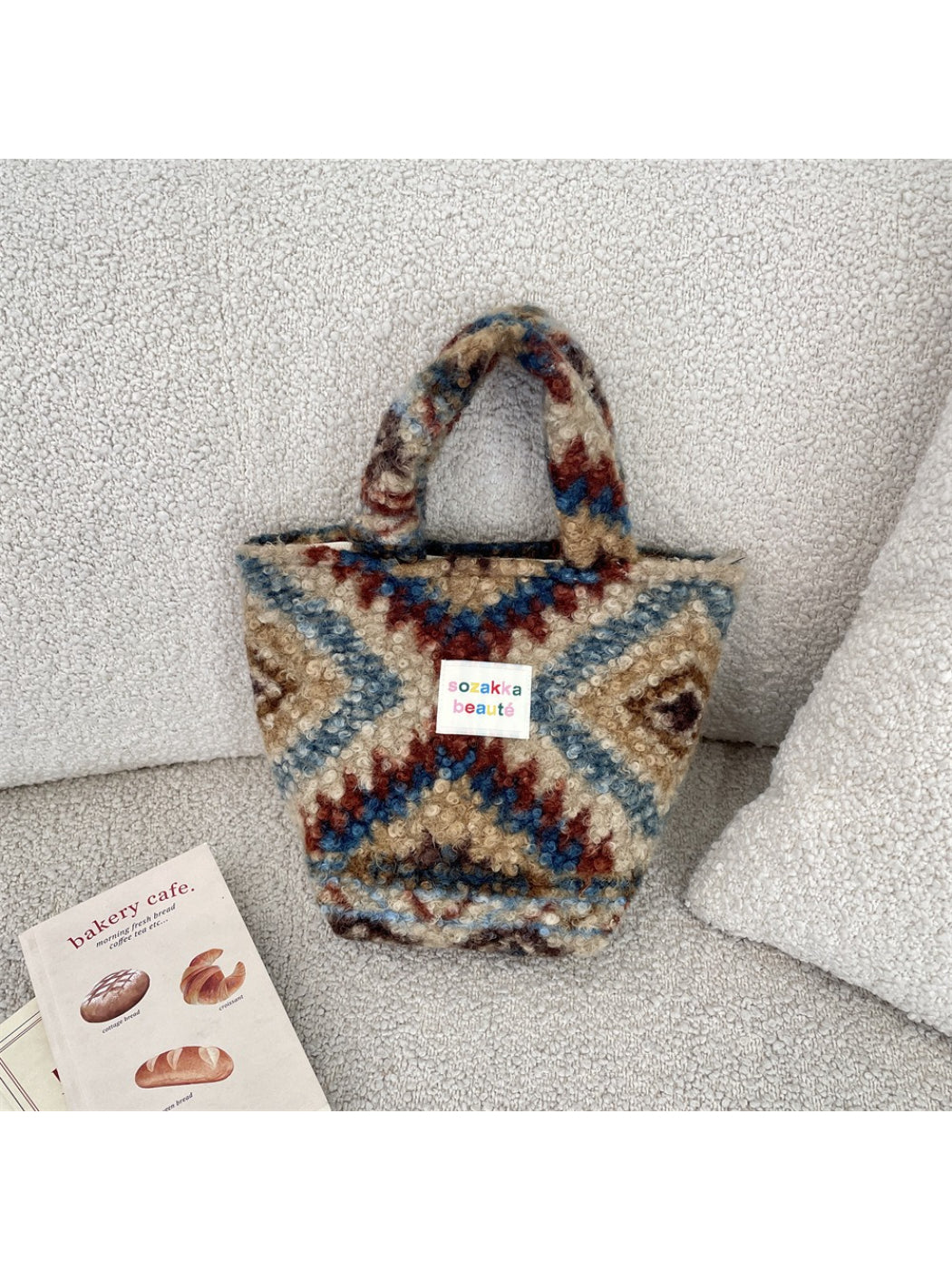 Cosbai - Mini Soft Textured Tote Bag