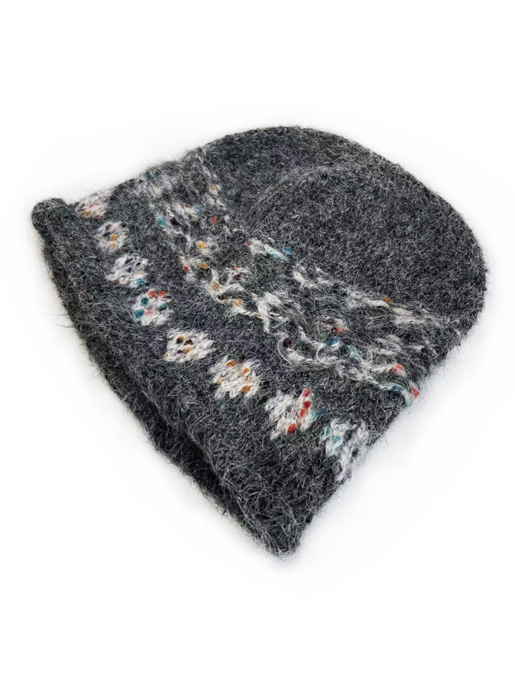 Haila - Vintage Jacquard Soft Knit Beanie