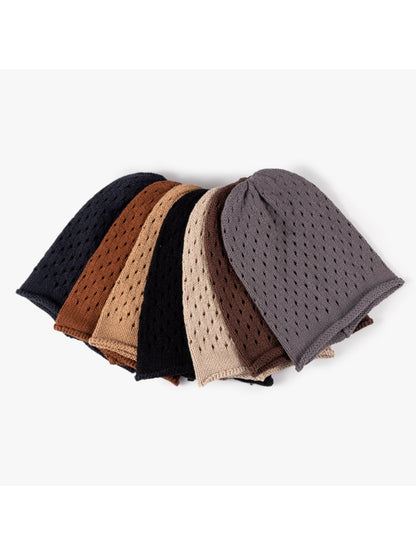 Haila - Lightweight Winter Perforated Knit Beanie