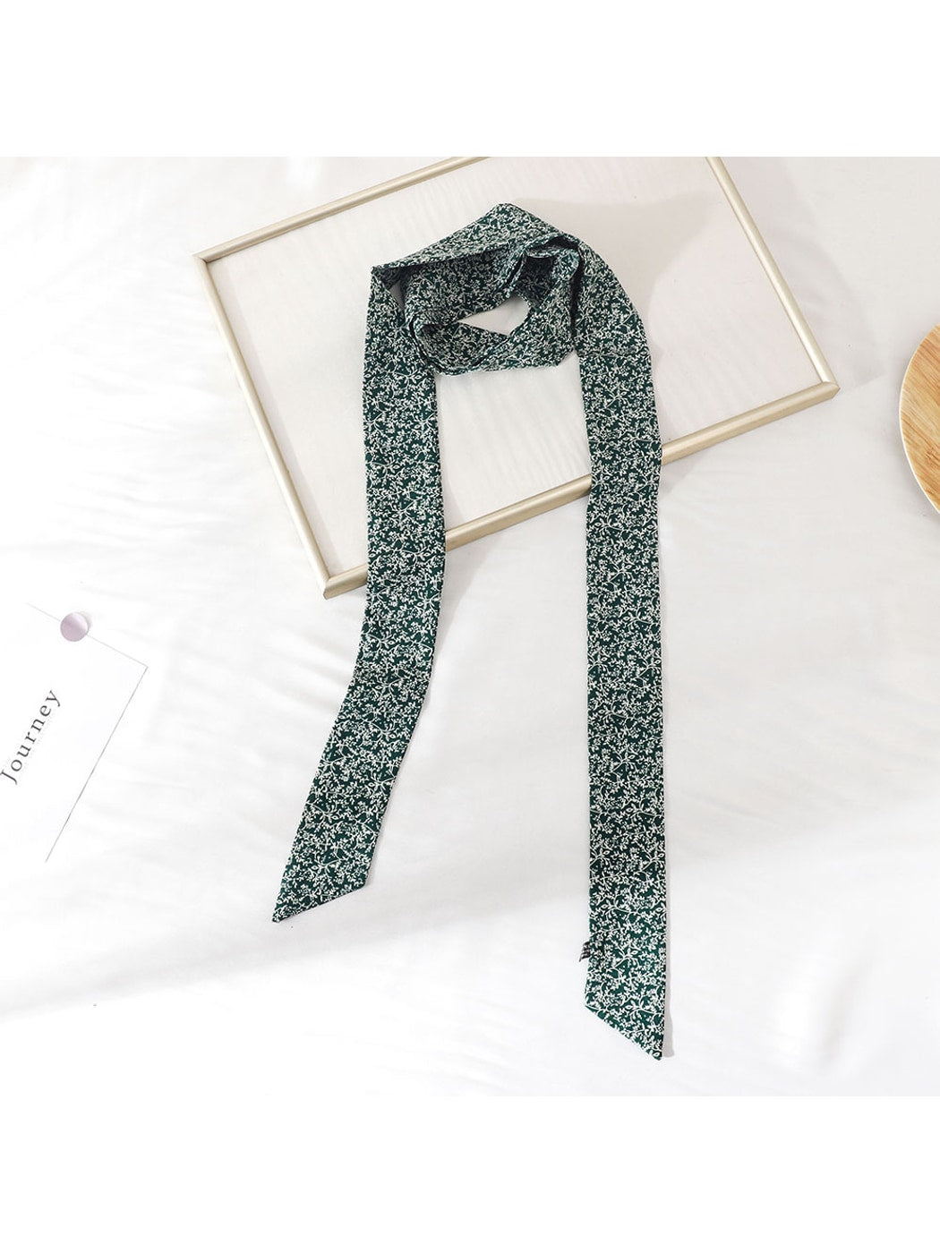 Scarvii - Slim Printed Decorative Skinny Scarf