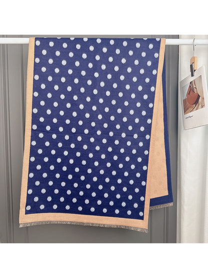 Scarvii - Soft Reversible Polka Dot Scarf