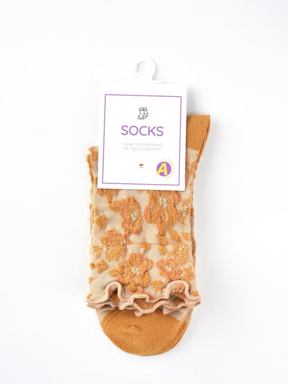 Rufia – Capsule Bloom Texture Crew Socks