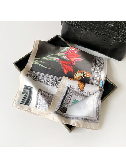 Scarvii - Framed Botanical Print Scarf