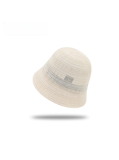Haila - Hollow-Out Round Crown Women's Bucket Hat