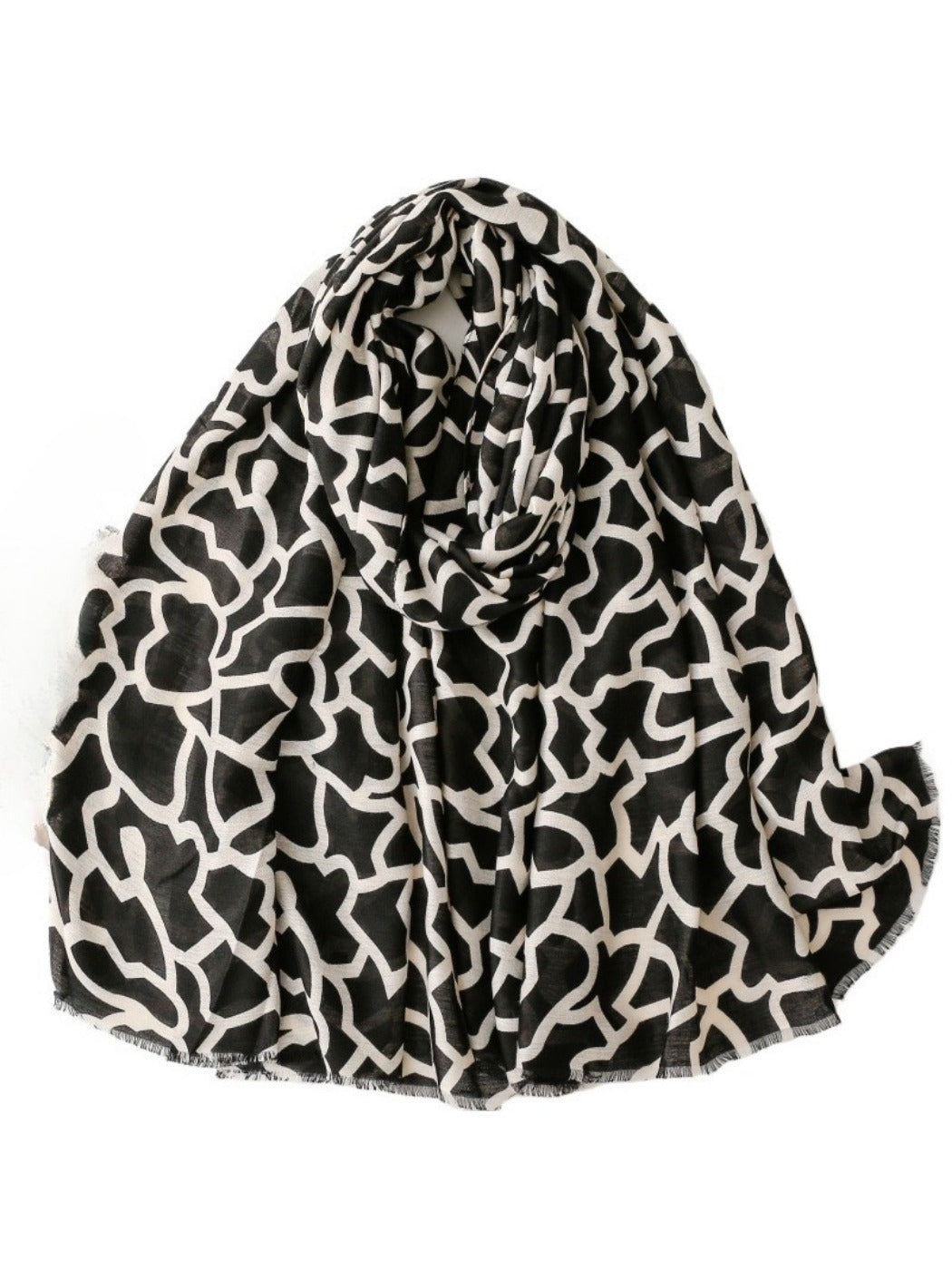 Scarvii - Minimalist Geometric Print Scarf & Shawls