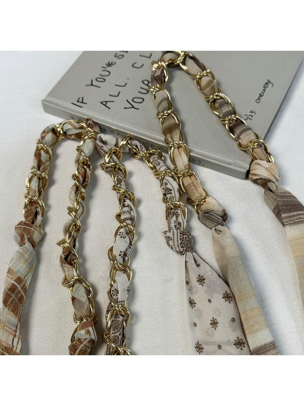 Scarvii - Chic Patterned Fashion Narrow Scarf
