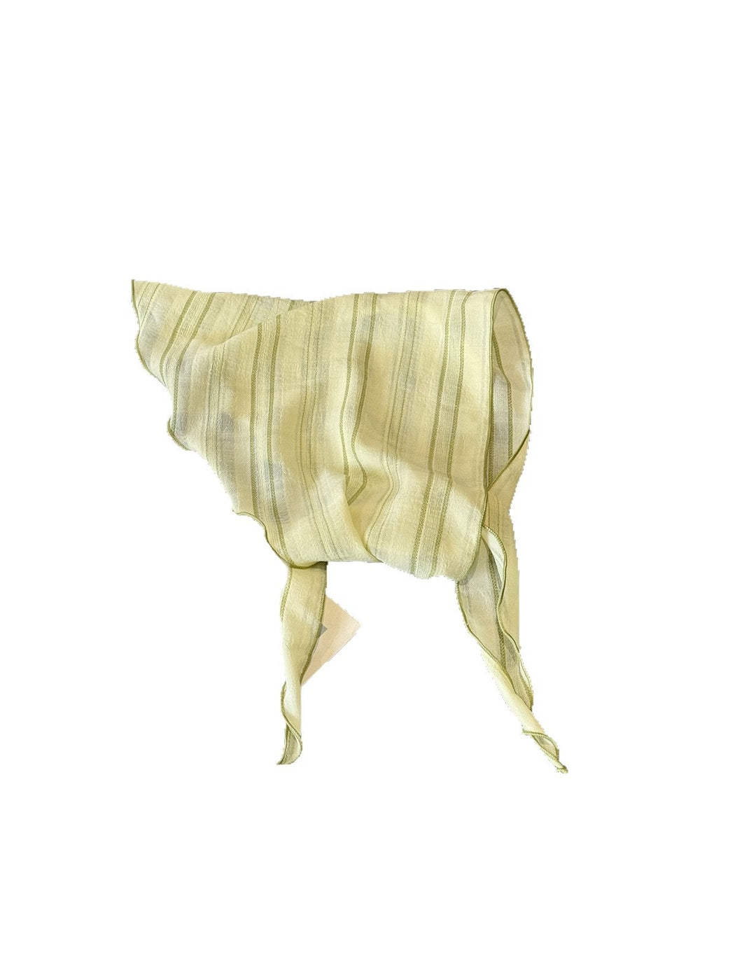 Scarvii - Striped Wavy Eedge Triangle Bandana
