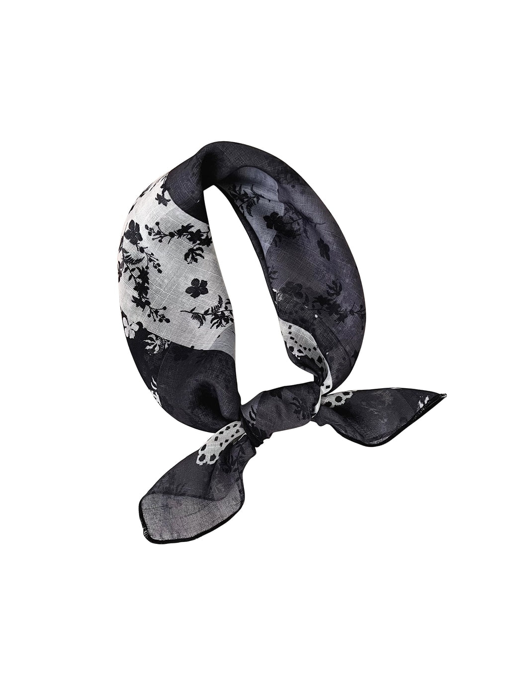Scarvii - Patterned Patchwork Style Square Scarf