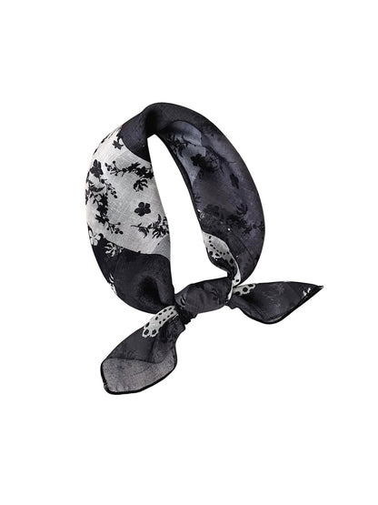 Scarvii - Patterned Patchwork Style Square Scarf