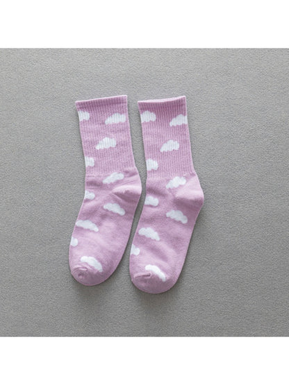 Rufia - Cloud Splash Crew Socks