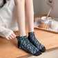 Rufia - 3D Vintage Floral Ankle Socks