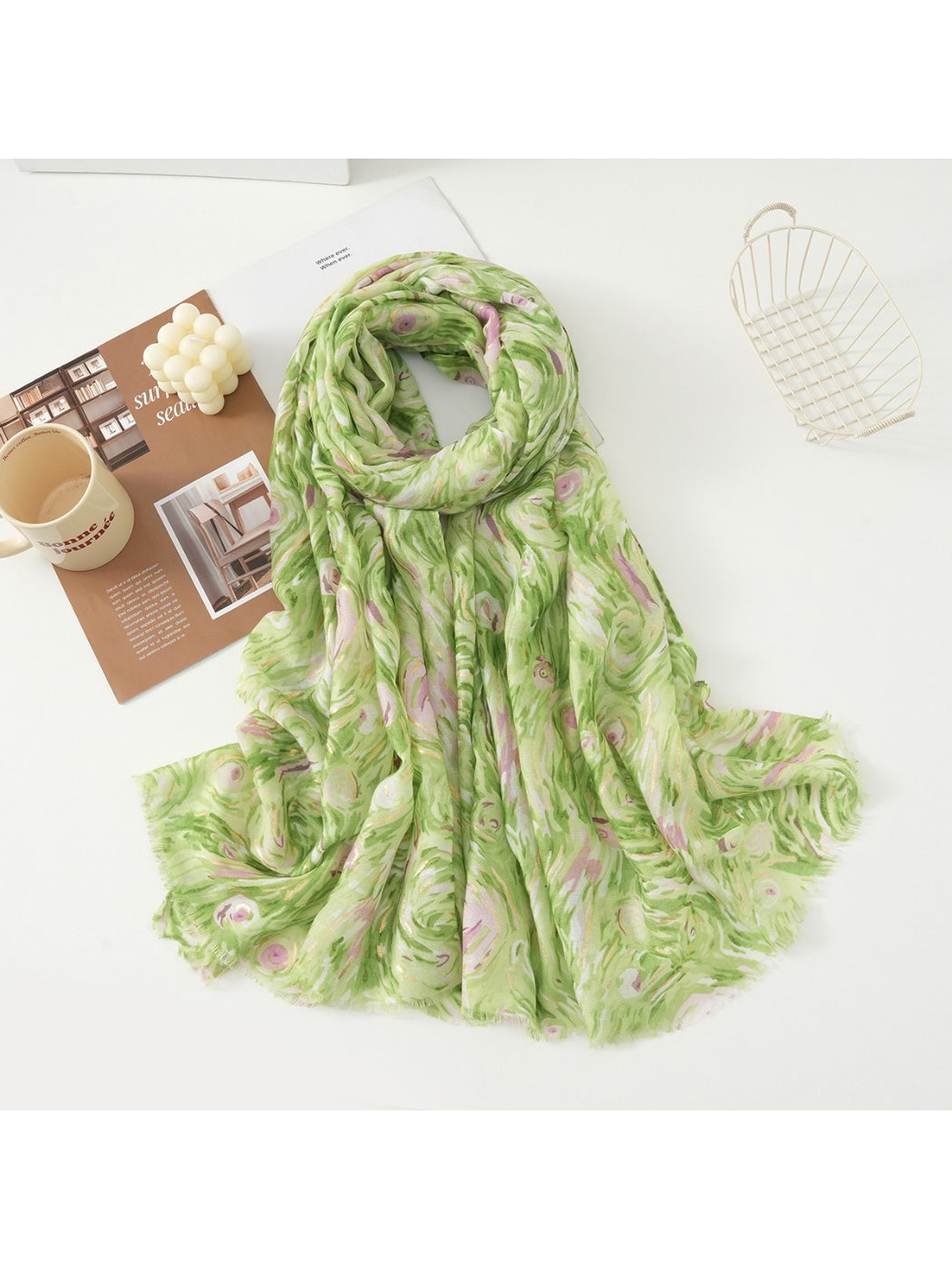 Scarvii - Dreamy Swirl Art Abstract Scarf