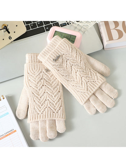Gloving - Women's Layered Touchscreen Knit Gloves
