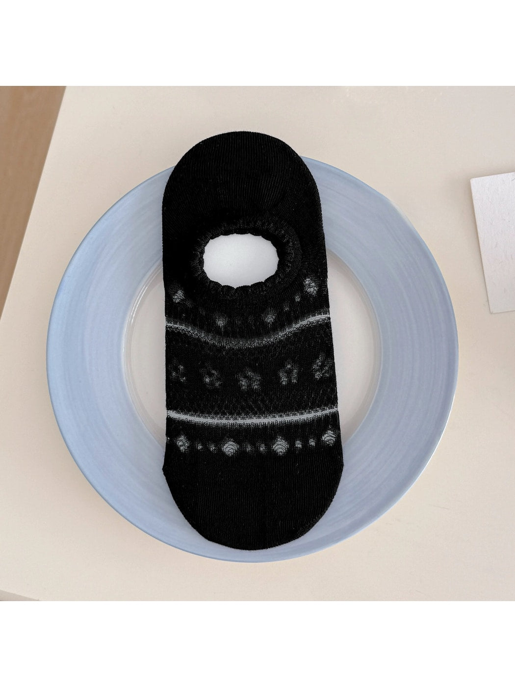 Rufia - Scalloped Cuff Casual Low Ankle Socks