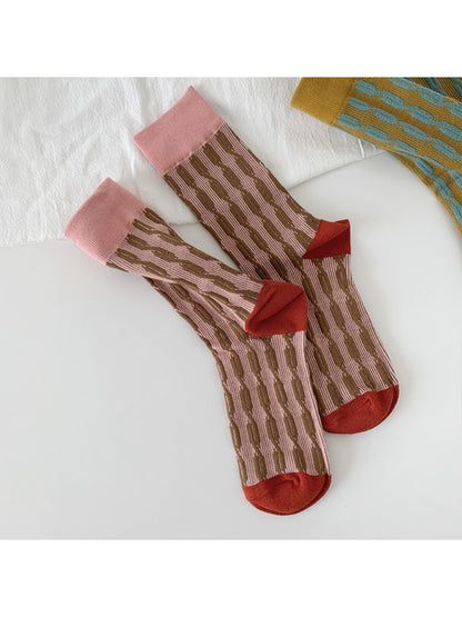 Rufia - Subtle Stripe Knit Crew Socks product image 7