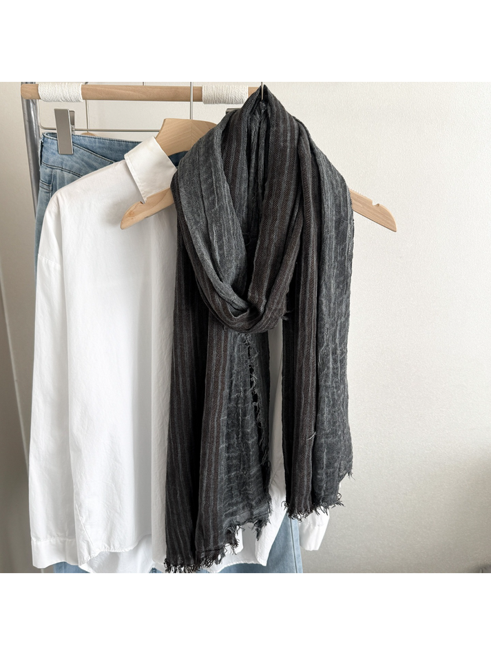 Soft Texture Fringe Scarf | Funkyrel Atzbranding – Funkyrel ...