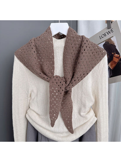 Scarvii - Open Knit Lightweight Tie Scarf