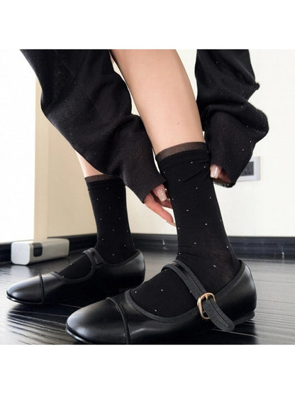 Rufia - Retro Dot Women's Crew Socks