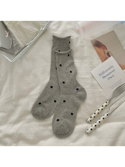 Close-up of Rufia socks heel and toe areas with knit detail