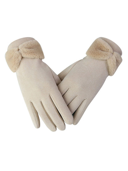 Gloving - Women's Winter Touchscreen Gloves with Bow