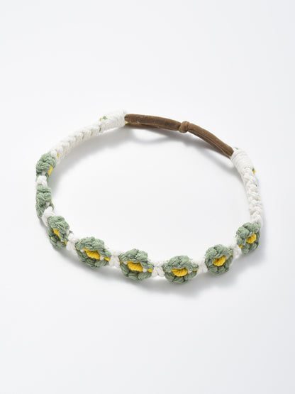 Scarvii - Headband & Hair Accessory with Daisy Flower